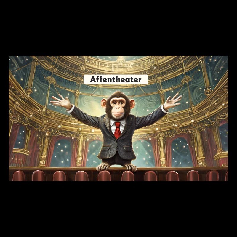 Pun ambiguous expression – Affentheater (farce)