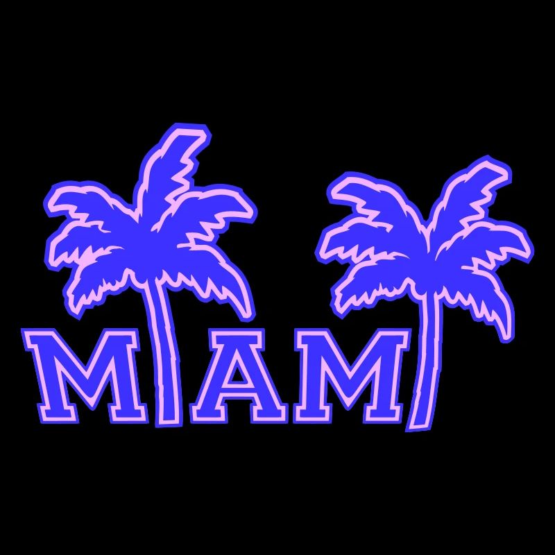 Miami Beach États-Unis Palm Tree Beach Sun America Voyage