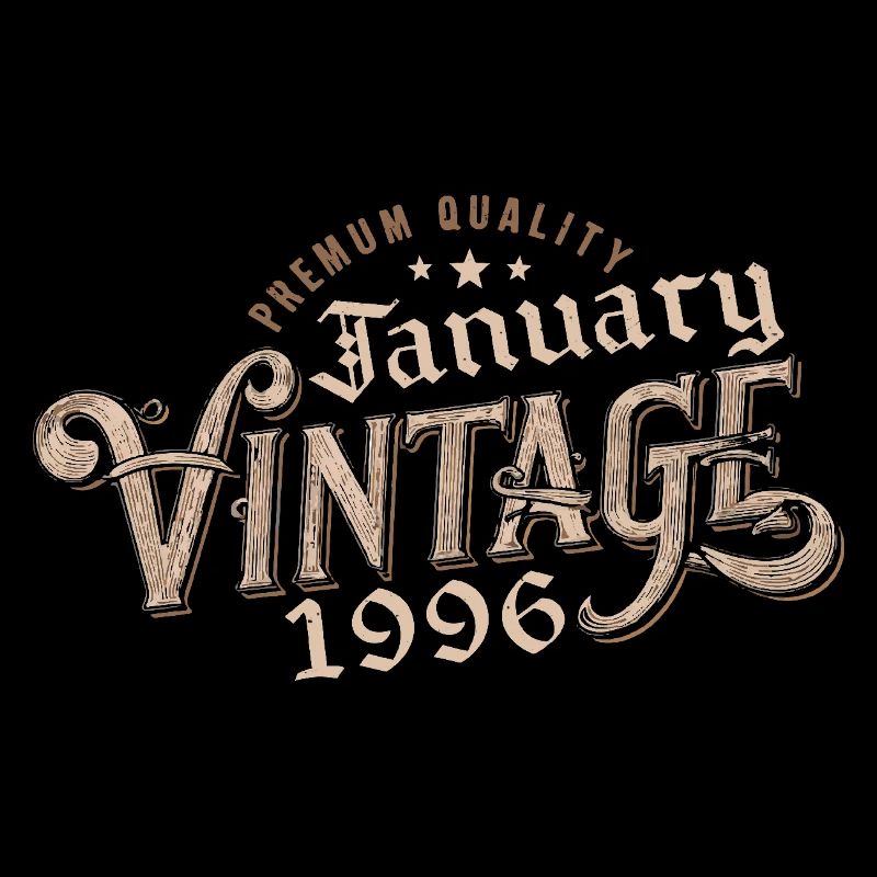 Janvier 1996 | 1996 Janvier Vintage Anniversaire