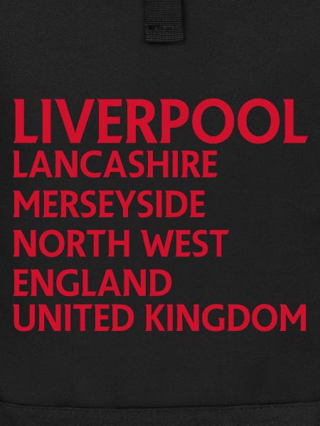 Liverpool – England Lyrics Design
