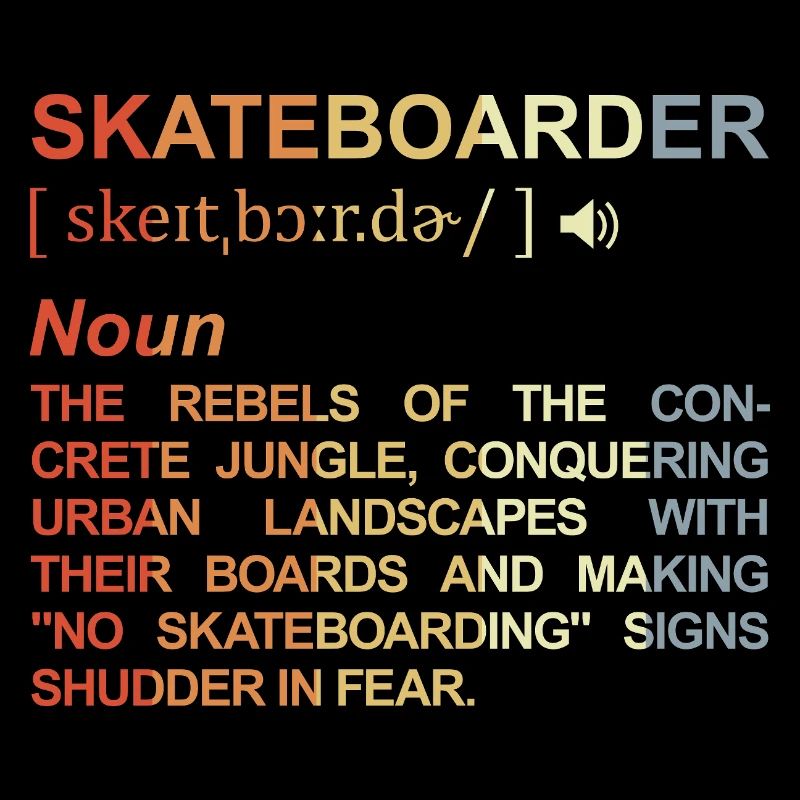 Skateboarder Bedeutung