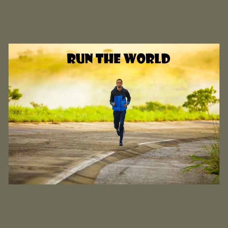 Courir dans la nature