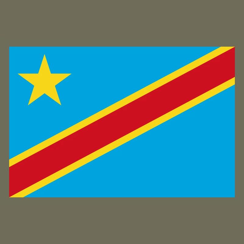 Drapeau de la République démocratique du Congo