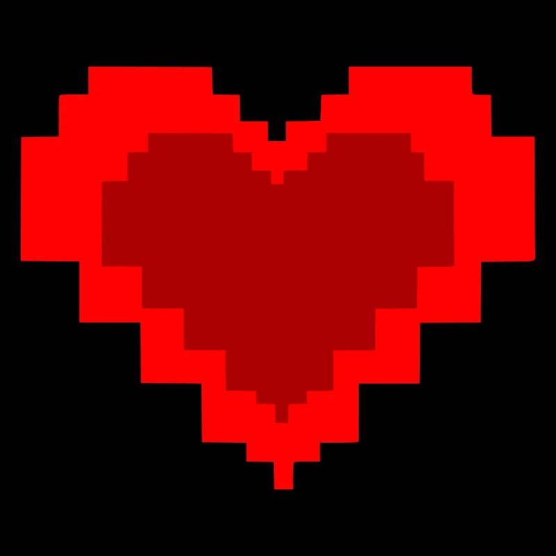 Pixel Heart 8-Bit Graphics