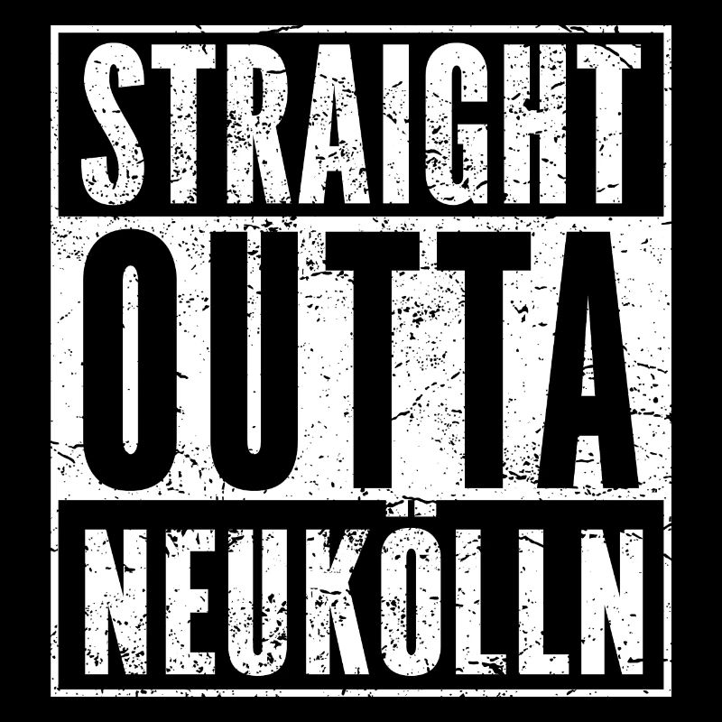 STRAIGHT OUTTA NEUKÖLLN chemise drôle de Berlin