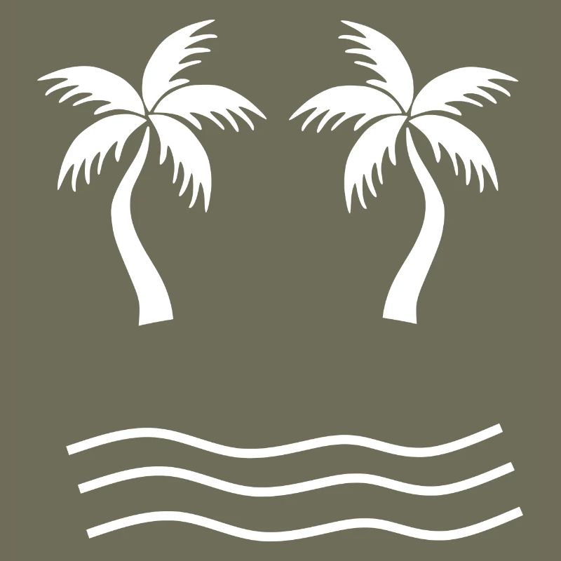 Palm Tree White