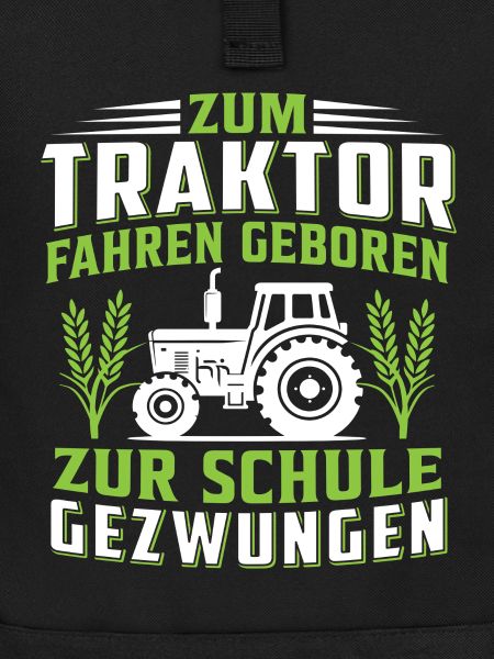 Zum Traktor fahren