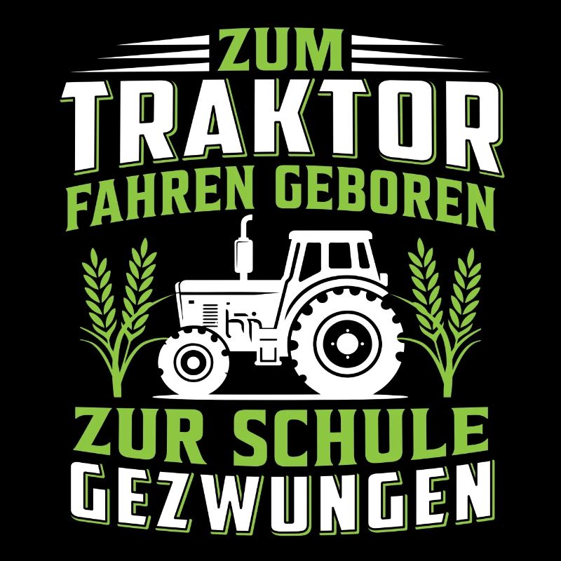 Zum Traktor fahren