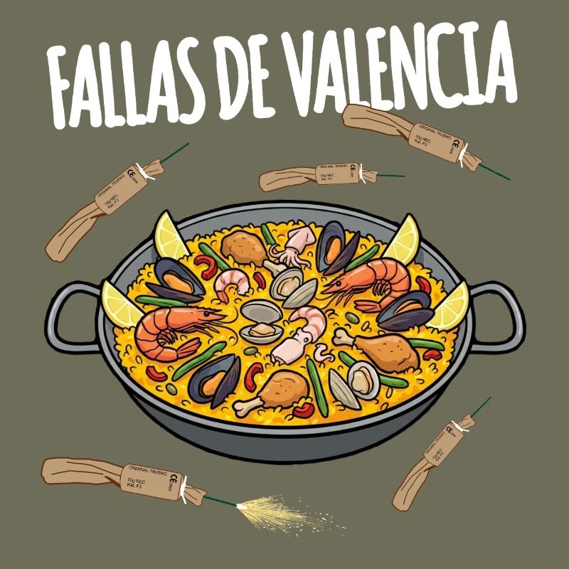 Fallas De Valencia Paella
