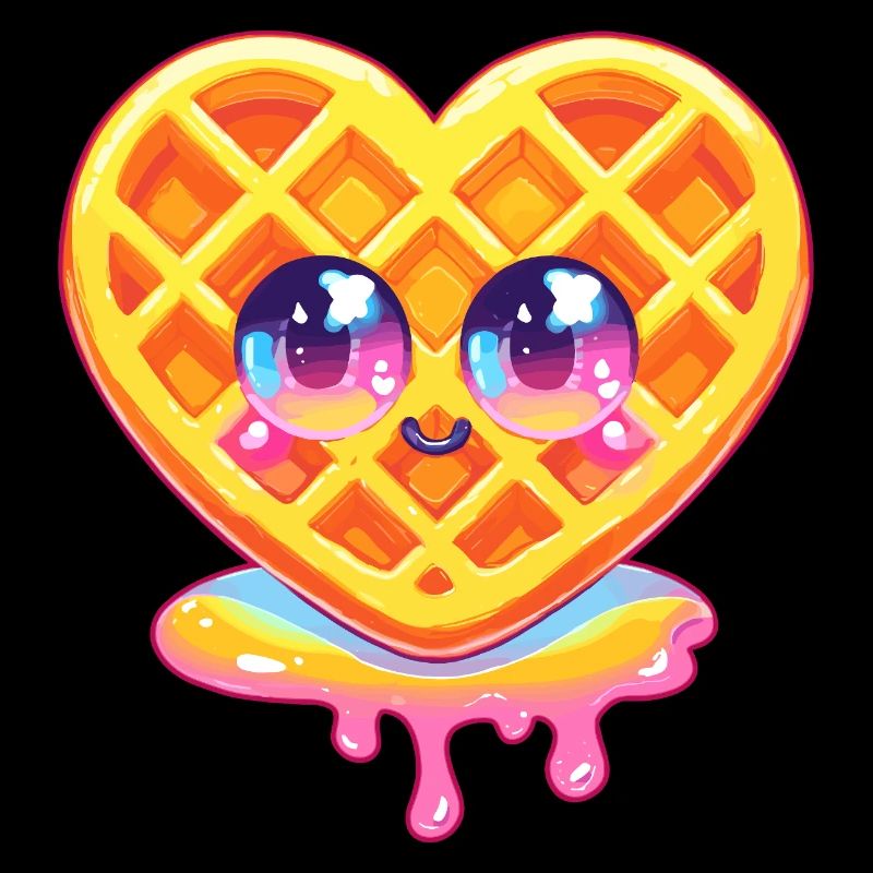 Kawaii Waffle Heart Colour Gloss