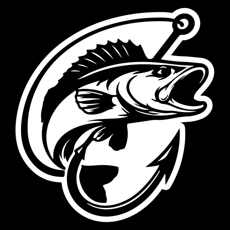 Logo de pêche au brochet