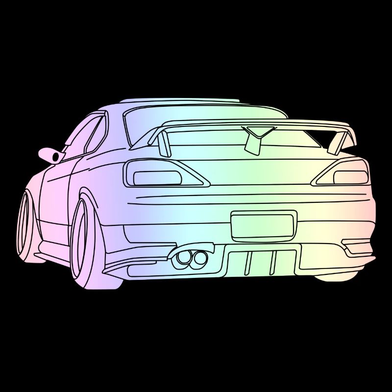 cool car colourful