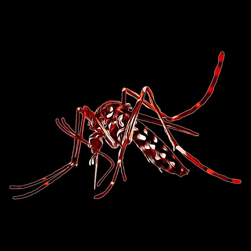 gxp tigre moustique vector art