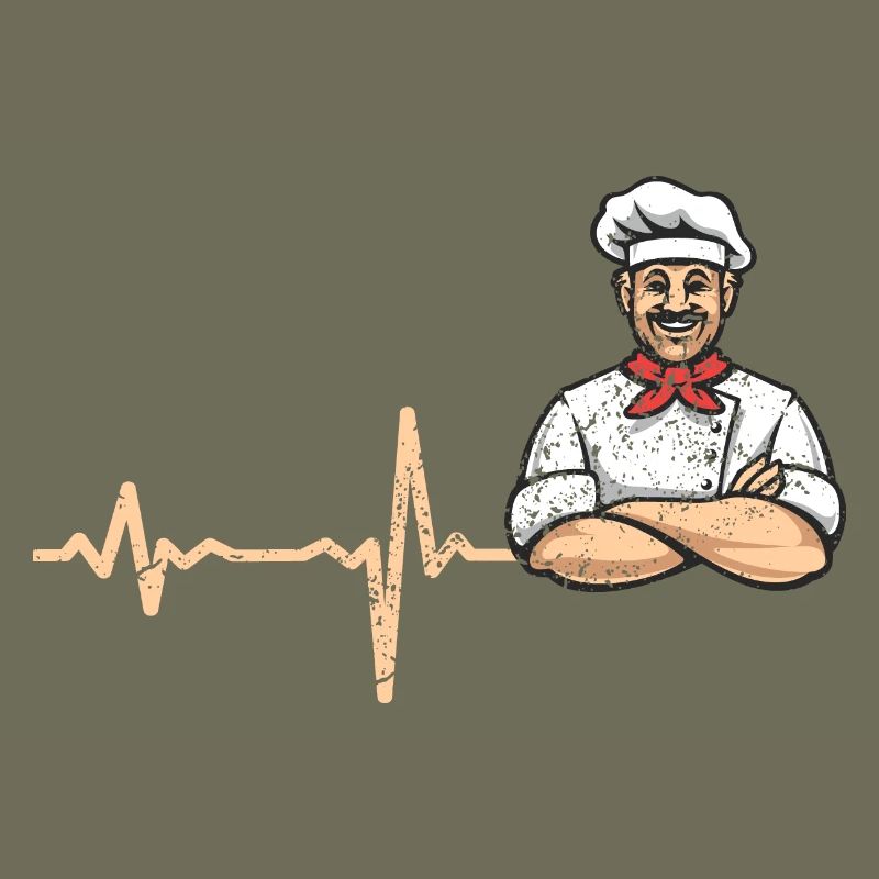 Heartbeat chef pizza maker - gift