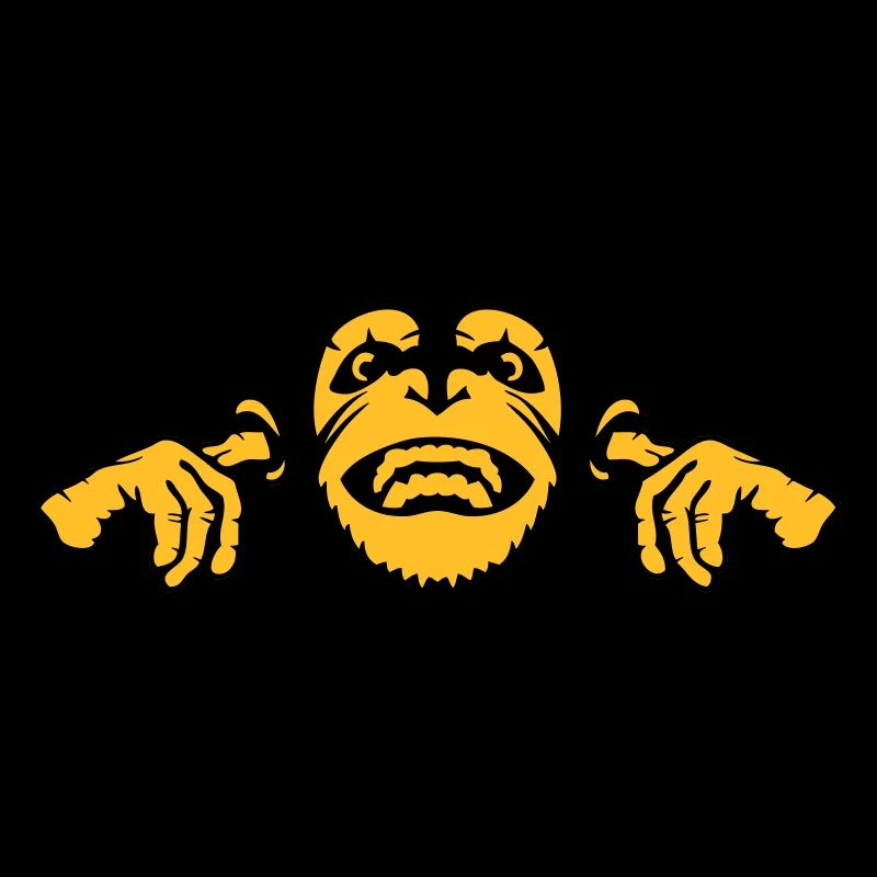 Schimpanse Affe Affe Finger Ohr