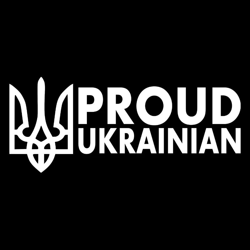 Proud ukrainian ukraine