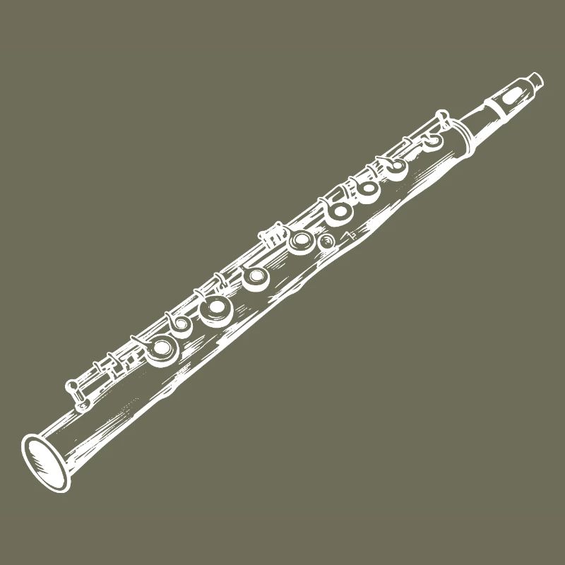 Flute Drawing