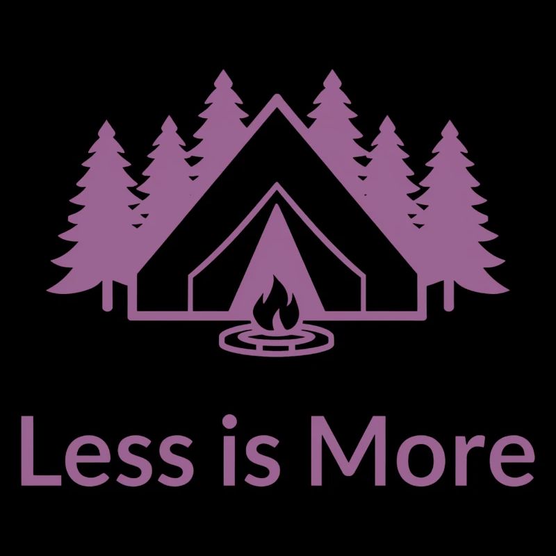 Less is more – Camping Forest minimaliste