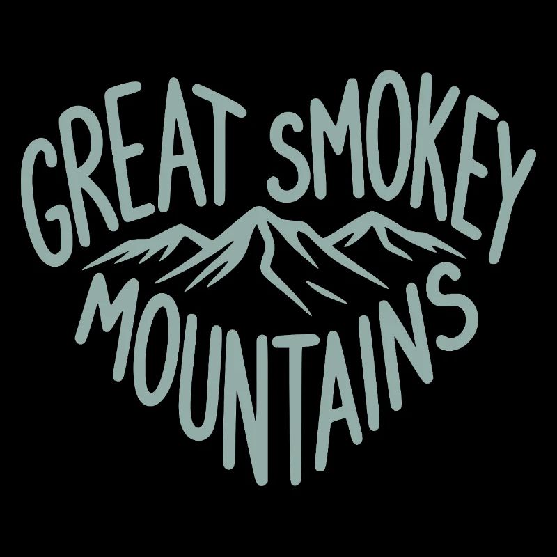 Great Smoky Mountains Herz-Design