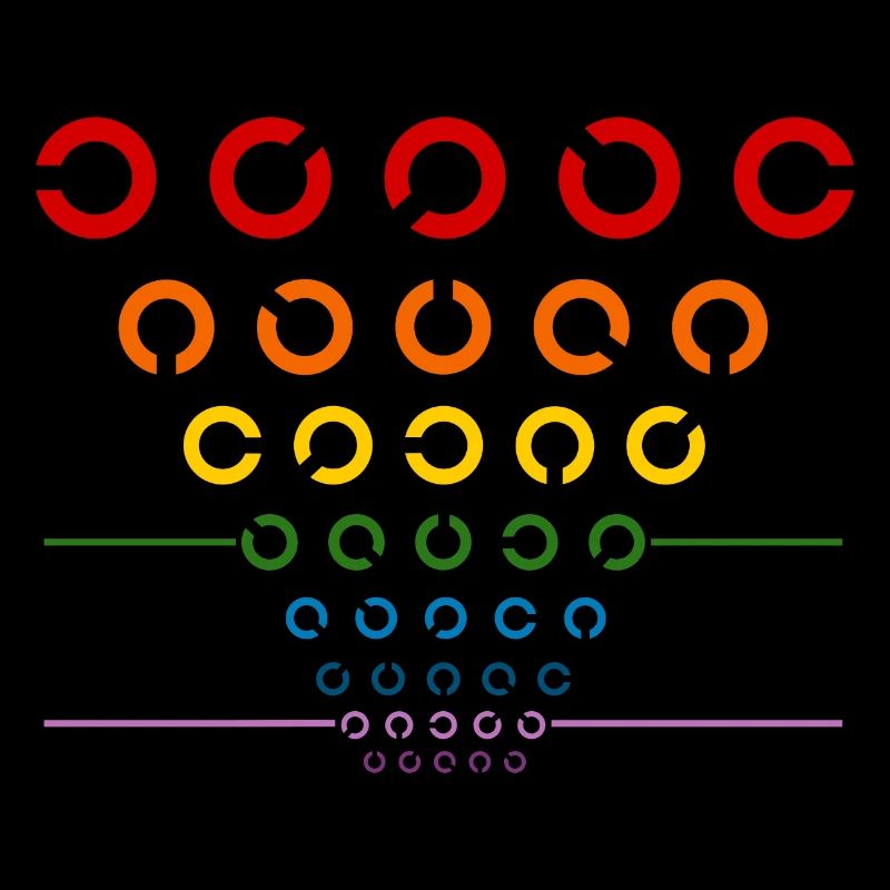 Test de l’œil arc-en-ciel
