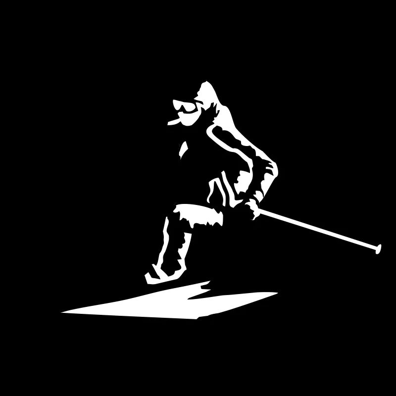 skieur, ski