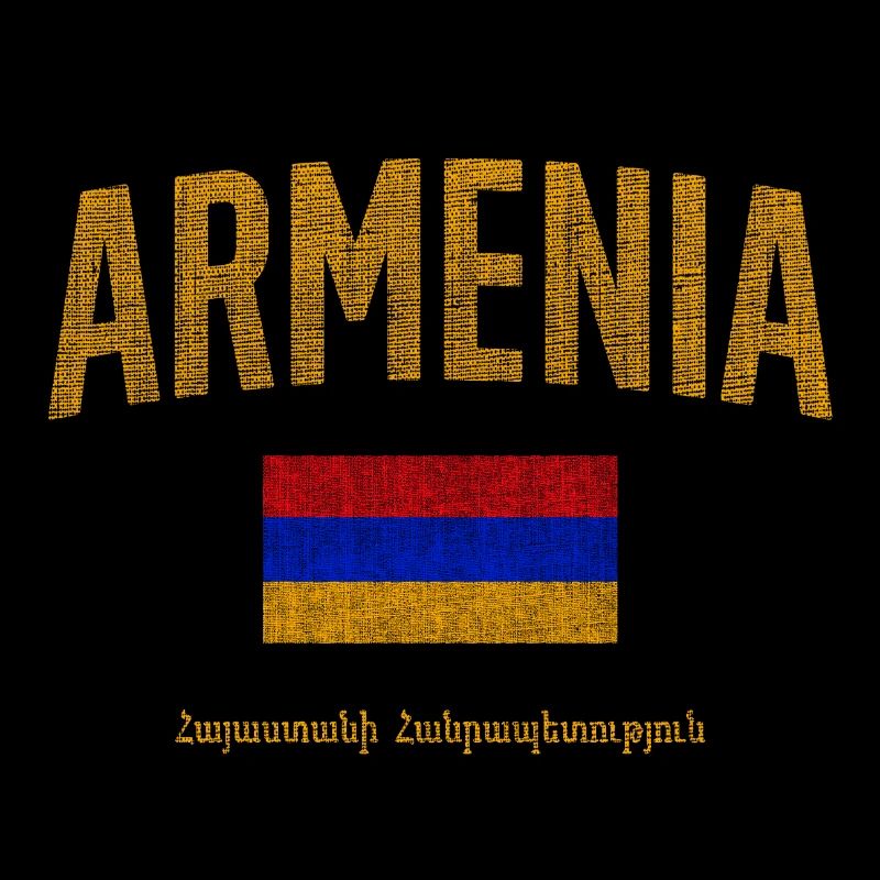 Lettrage du drapeau arménien