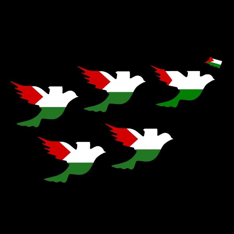 Free palestine Friedenstaube