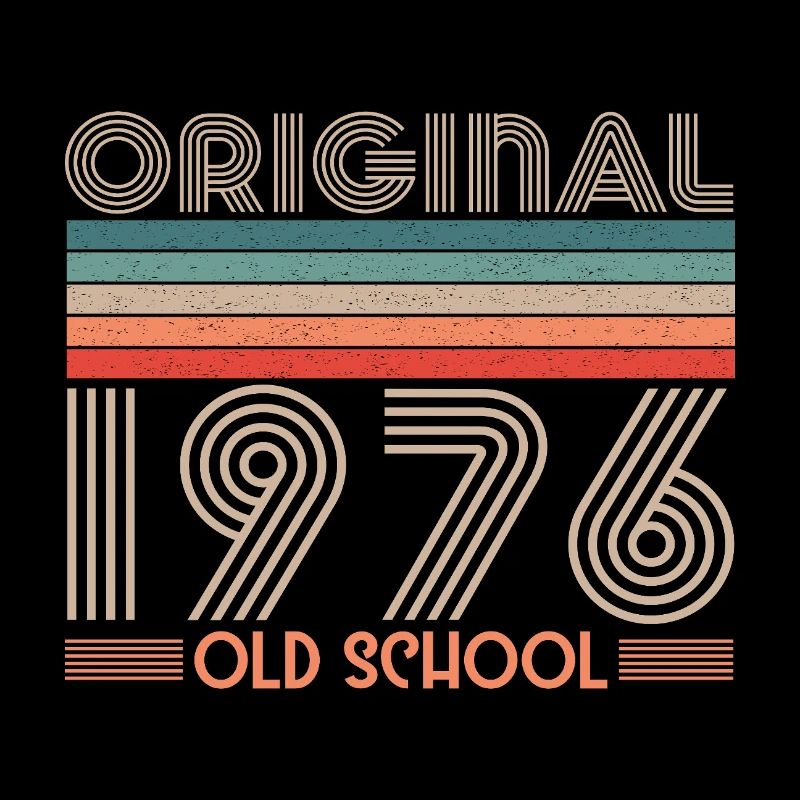 ORIGINAL 1976 OLD SCHOOL 50th Birthday