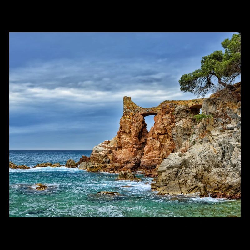 Sea Arch by Cliffside