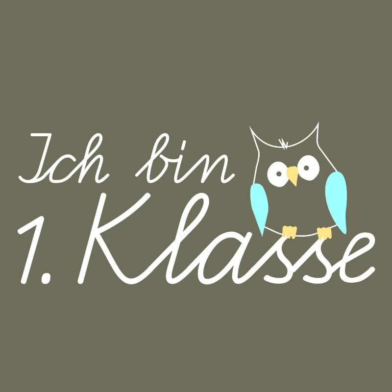 Einschulung Ich Bin 1. Klasse Eule