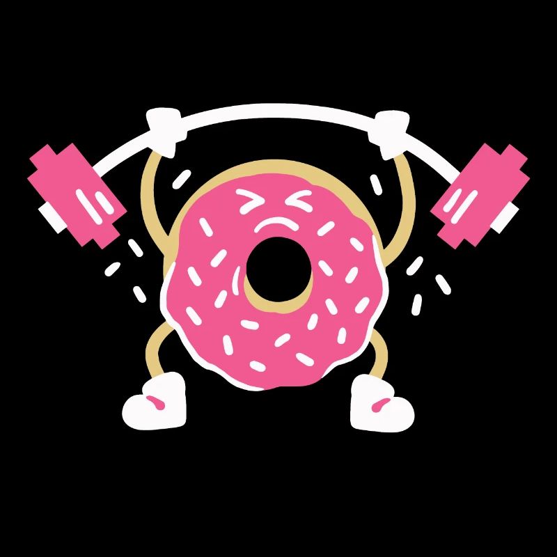 Donut Gewichtheber