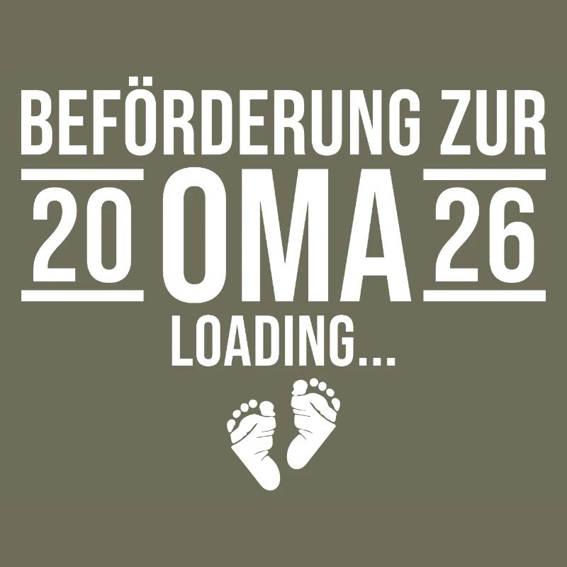 Oma 2026 loading - Werdende Großmutter