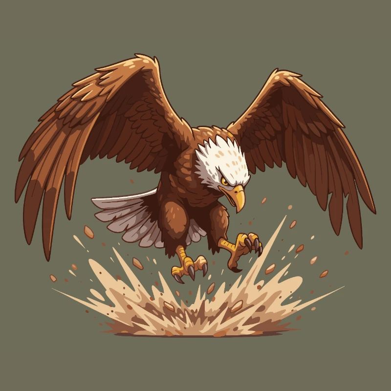 Aigle à l’automne