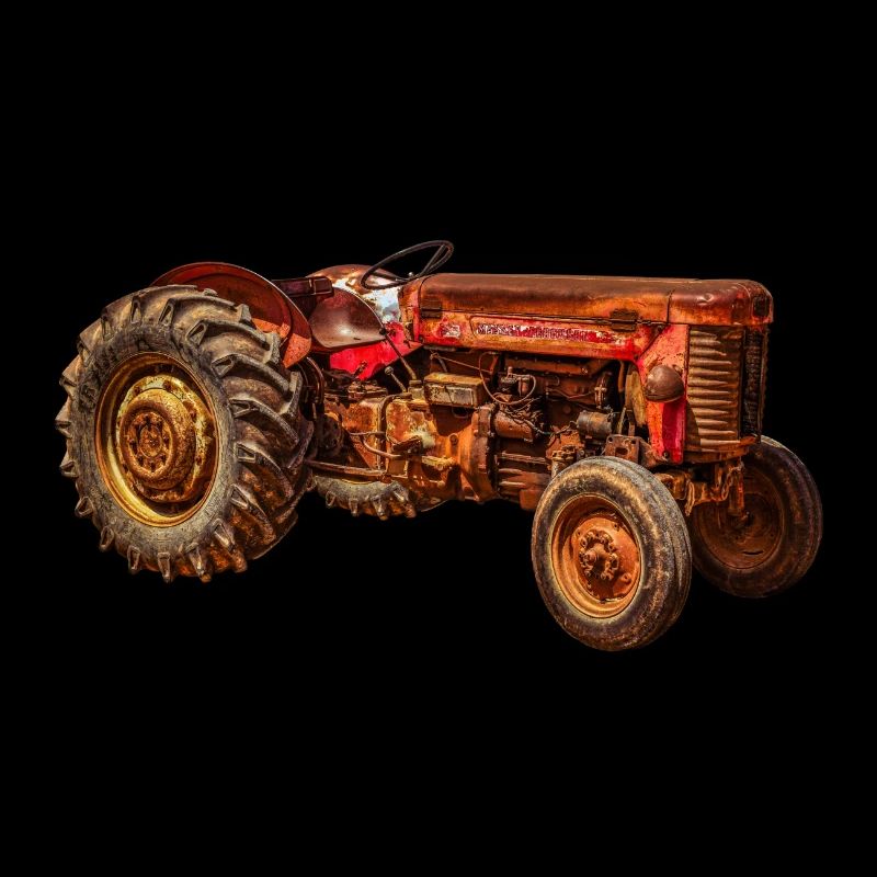 roter Traktor Oldtimer