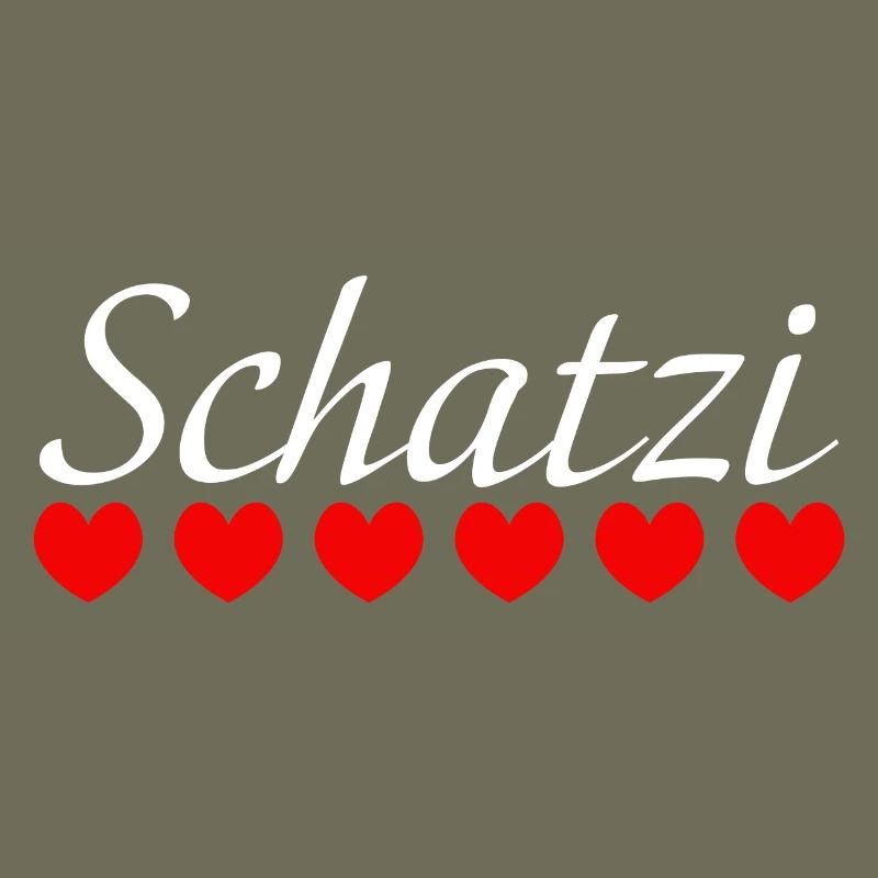 Herzchen Schatzi white