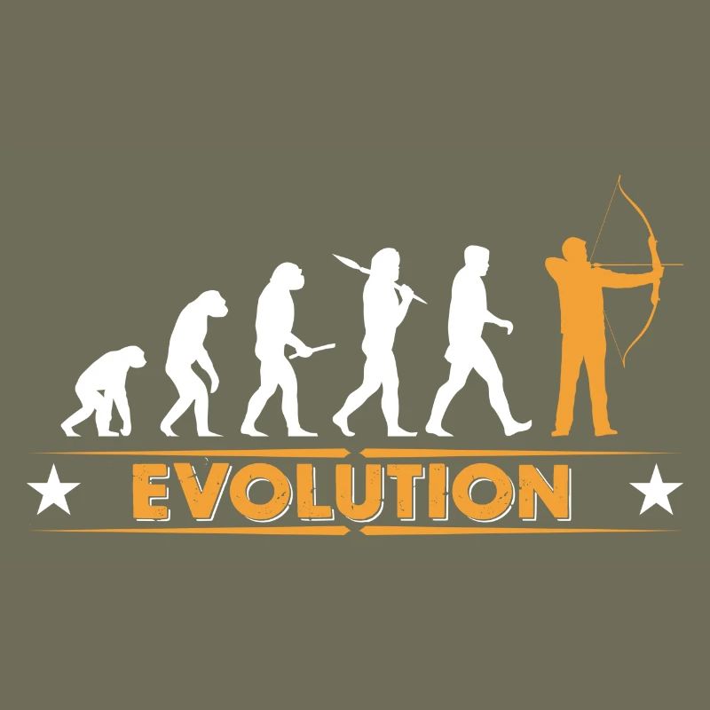 Bogenschiessen Evolution - orange/weiss