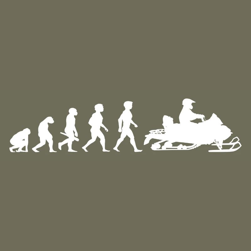 Evolution snowmobile winter snowmobile