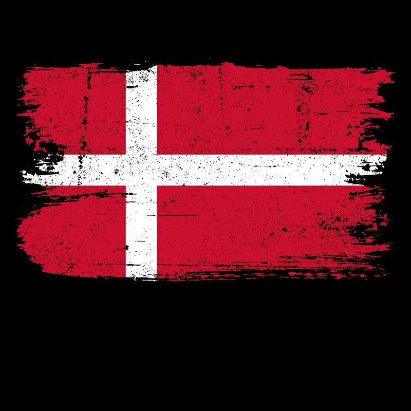 Grunge Danish Flag Brush