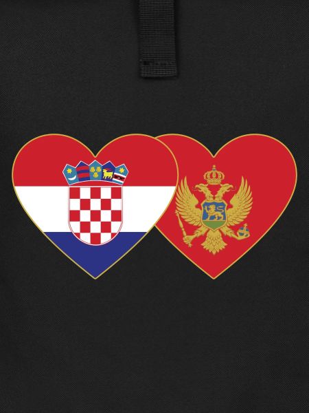 Croatia Montenegro Flag