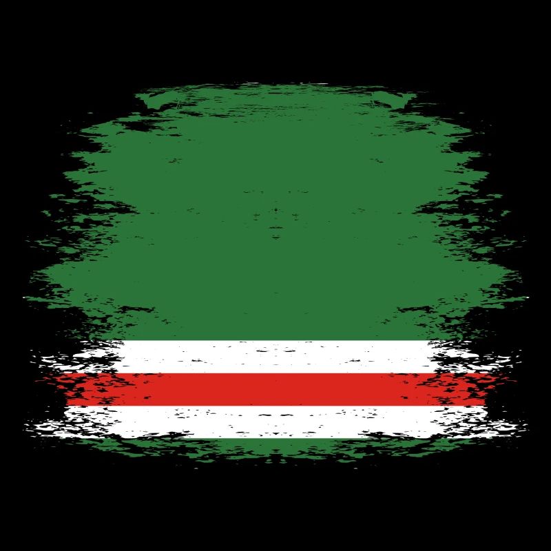 Drapeau de la Tchétchénie utilisé