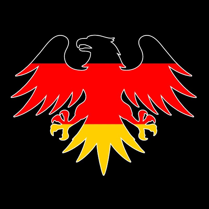 Motif de drapeau allemand en forme d’aigle