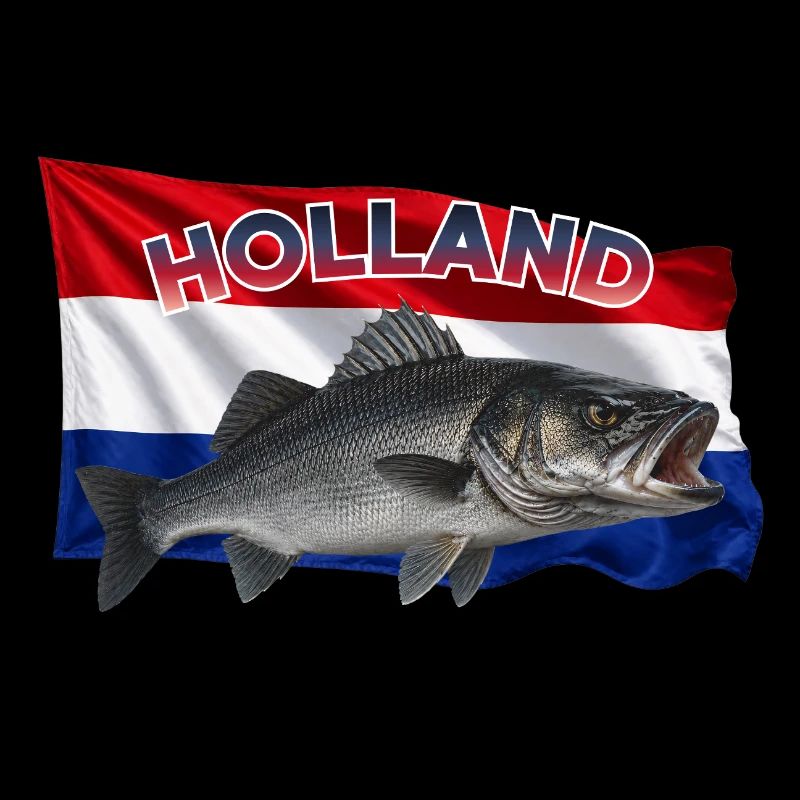 Pêche au bar de mer en Hollande - Conception de la pêche côtière