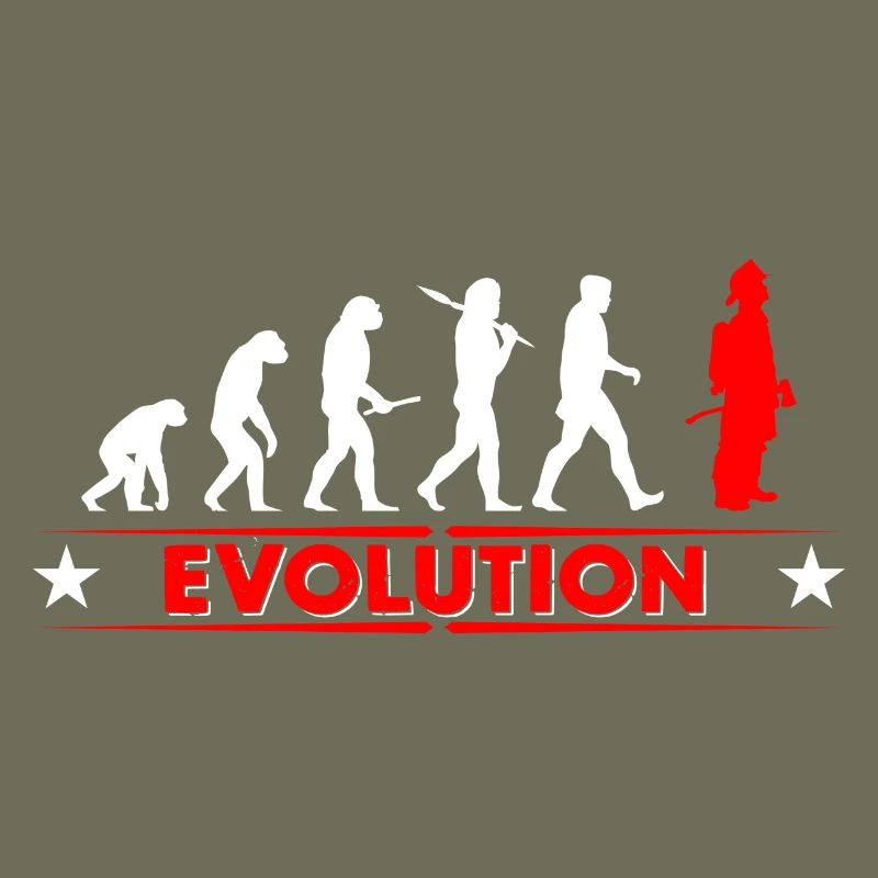 Fire evolution - red/white