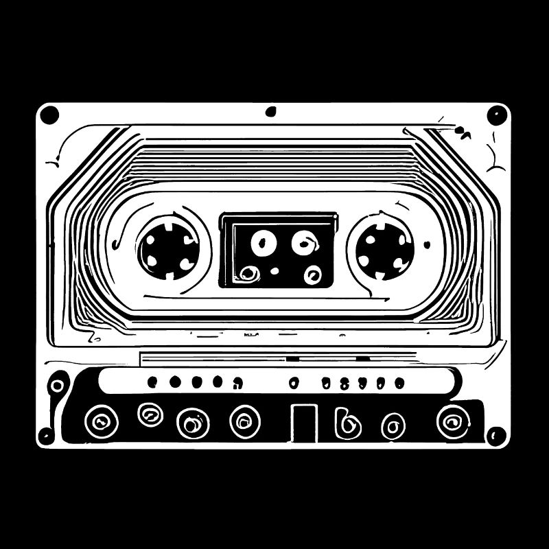 Retro Design Audio Cassette
