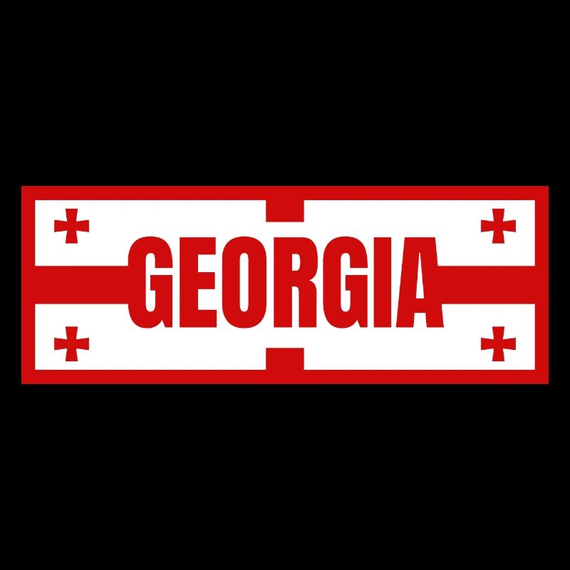Georgisches Flaggen-Design