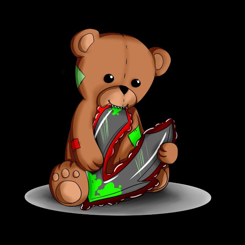 Teddy mit Logo