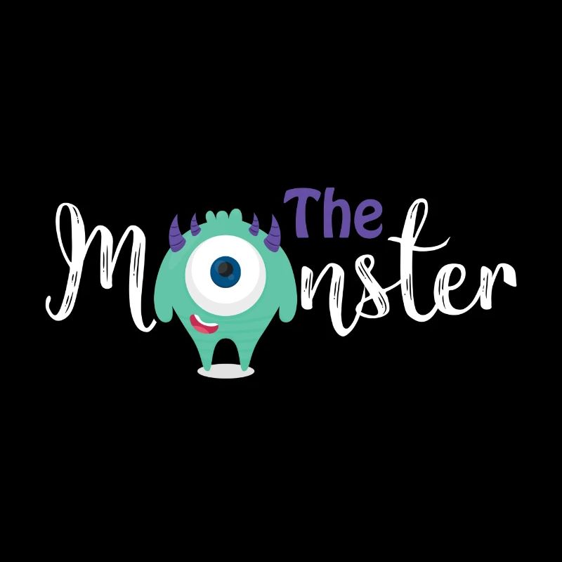 Eltern - Kind - Partnerlook - Monster Kind