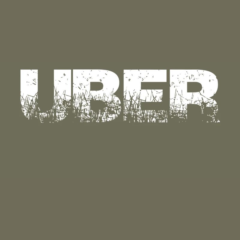 Uber Mot Tendance Écriture Phrase