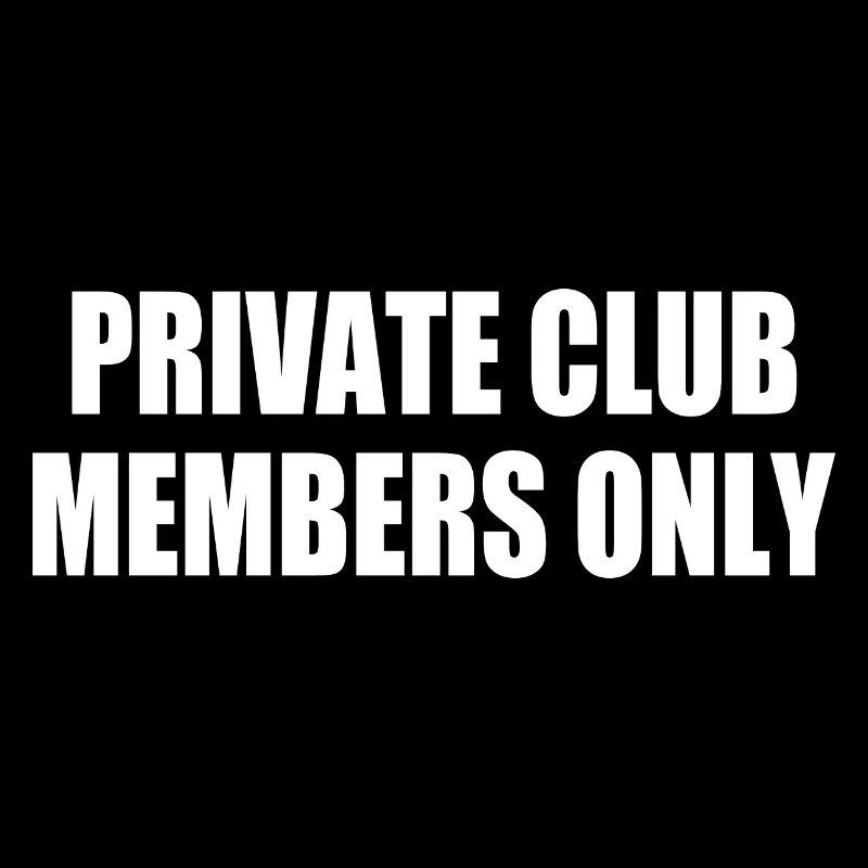 private club members only