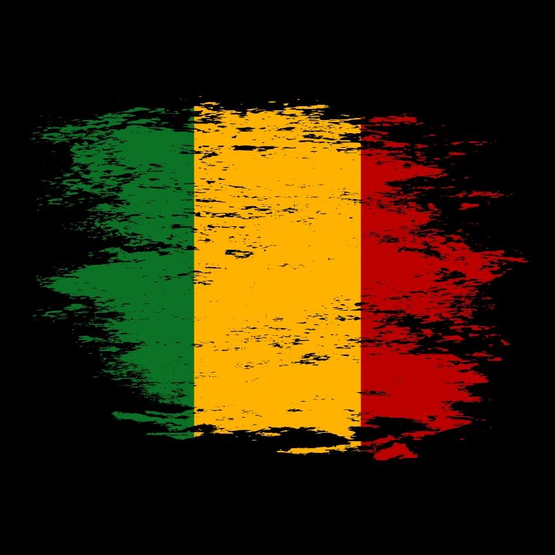 Mali flag used